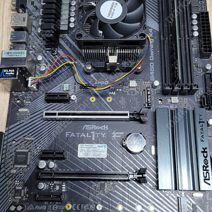 메인보드 풀셋트 에즈윈 ASRock FATAL1TY B450 Gaming K4(백패널x박스x)