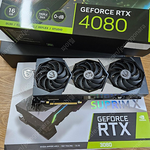 MSI 3080rtx 슈프림x 10GB 새제품급 판매합니다.