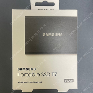 삼성포터블SSD 500GB T7