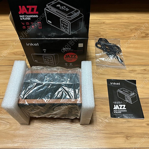 인켈 고속무선충전 블루투스스피커 라디오시계 JAZZ 메이플