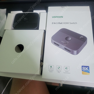 ugreen 2in 1out hdmi 분배기 팝니다