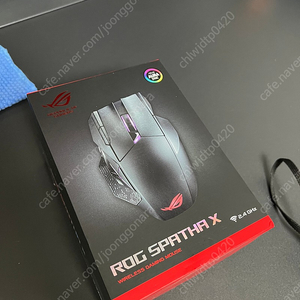 ASUS ROG SPATHA X 무선 게이밍 마우스 충전독 포함 박스풀 스파타x 판매합니다
