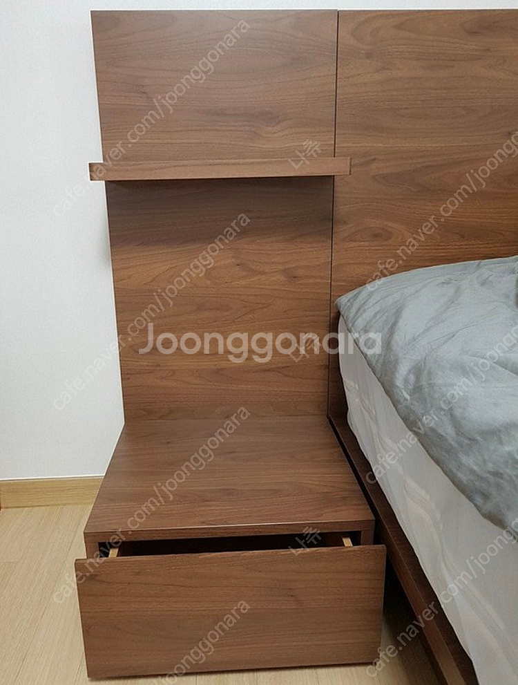 시몬스 101 침대 협탁 (라이트노체 색상)--0