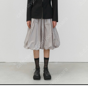 아모멘토 Amomento VOLUME SKIRT (grey beige)