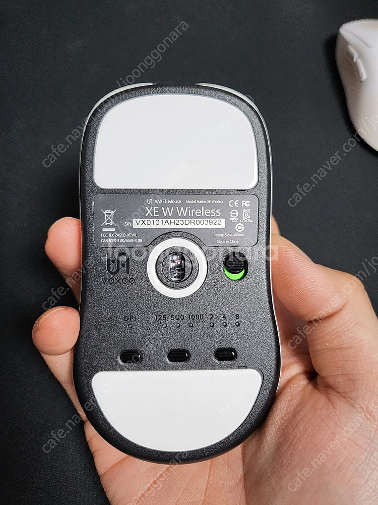 벡시 XE wireless 무선 마우스 화이트 팝니다.--2