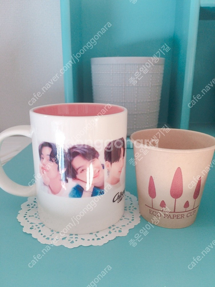 BTS머그컵 칠성몰 굿즈 박스는 없어요 편의점 픽업 택...--1