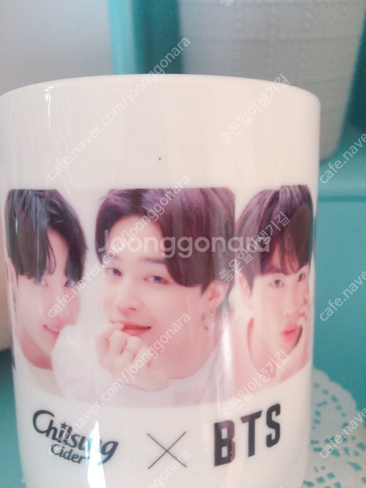 BTS머그컵 칠성몰 굿즈 박스는 없어요 편의점 픽업 택...--3
