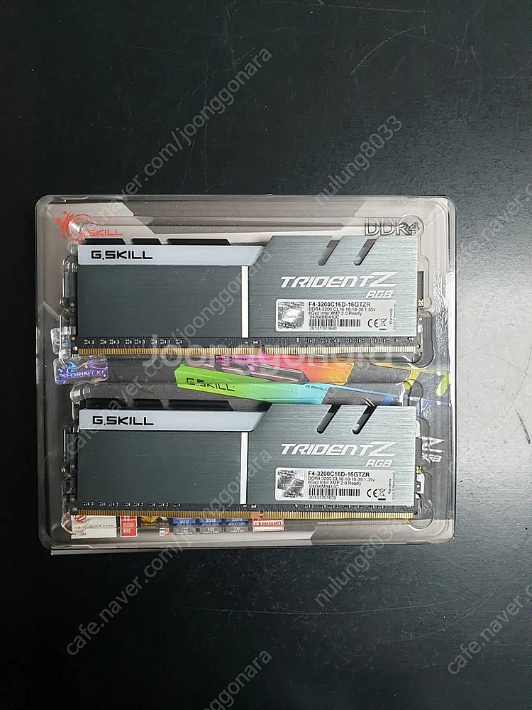 지스킬 DDR4램 8기가×2 팝니다--0