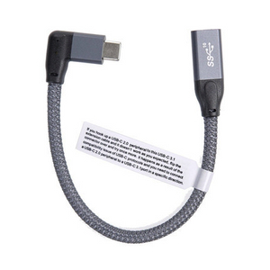 USB 3.1 타입C to C PD 고속충전 케이블 20cm C타입 꺽임 젠더 10Gbps