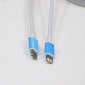 [호환품] USB-C TO LIGHTNING CABLE 2M 신형 맥북 USB-C 타입 라이트닝 케이블, 비닐포장, USB-C to 라이트닝 충전케이블