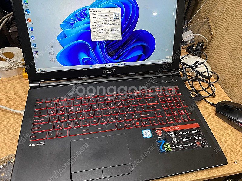 MSI GL62M 7REX 팝니다.--3