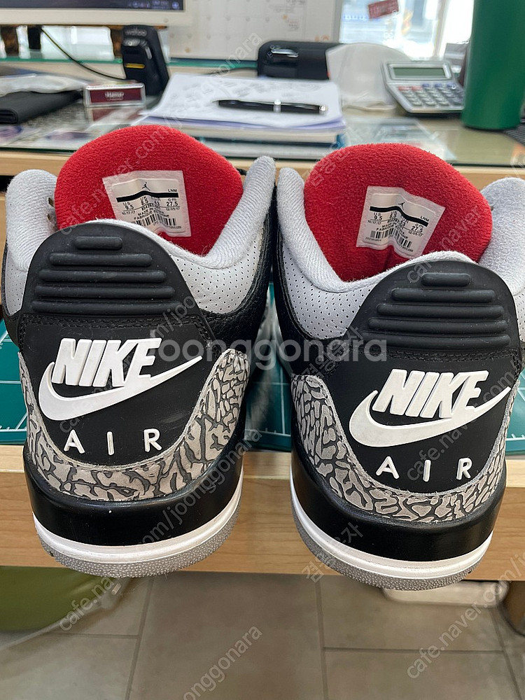 조던3 블랙시멘트 275 팝니다--0