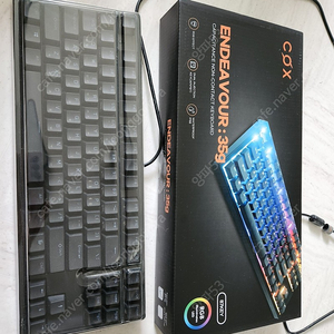 COX 엔데버 네이비 에디션 RGB TKL 무접점 키보드 35g 팝니다