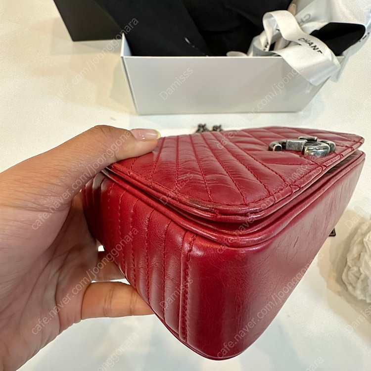 샤넬미니 시즌백 코코보이--4