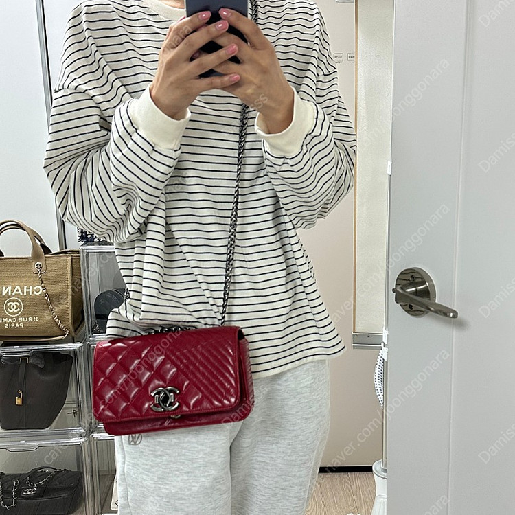 샤넬미니 시즌백 코코보이--7