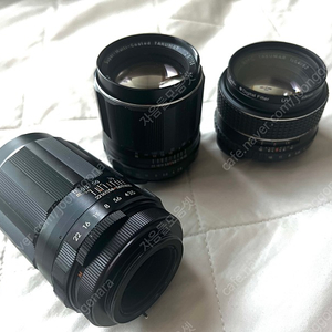 슈퍼타쿠마 콜렉터급 수동렌즈 50mm, 105mm, 135mm 팝니다.