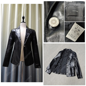 (정품) 쿠기 홀스하이드 자켓 / HORSEHIDE / 말가죽 코도반 / 여성 가죽 자켓 / 발망 릭오웬스 / 85 (55) 이미지