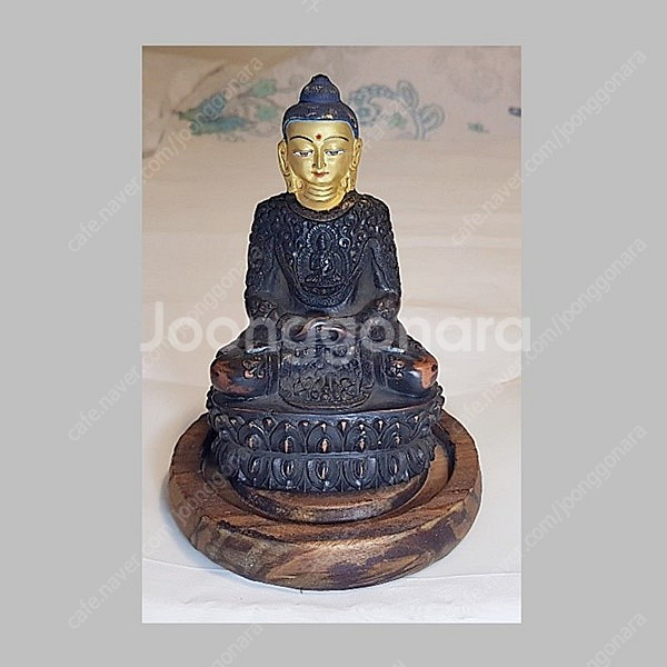 불상 석가모니 네팔 15cm 오리지널 빈티지--0