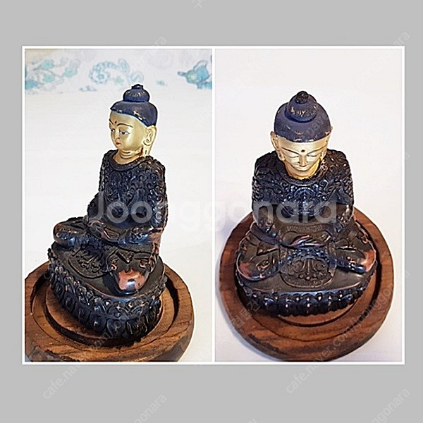 불상 석가모니 네팔 15cm 오리지널 빈티지--2