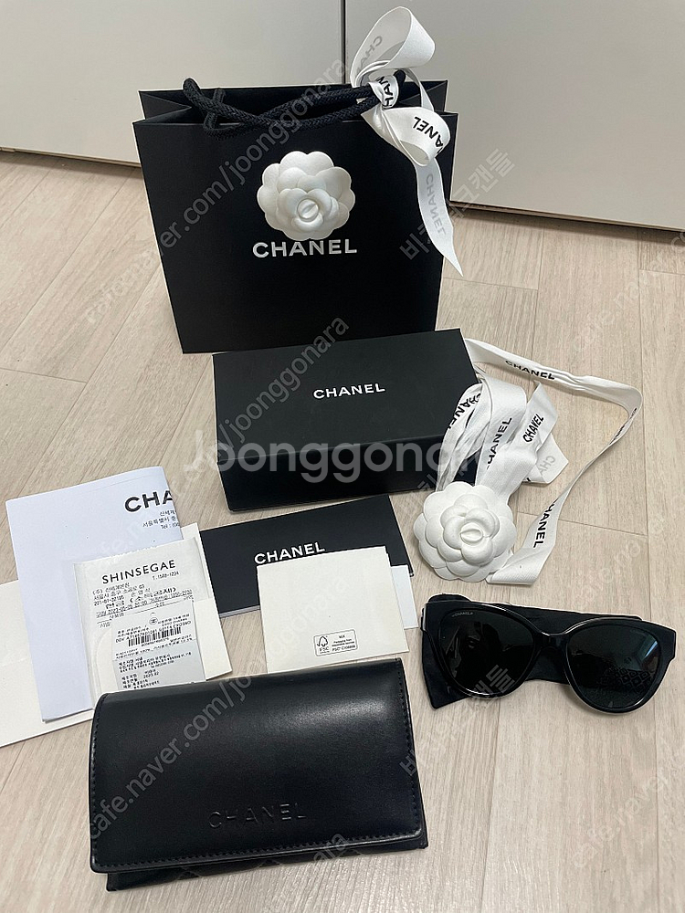 샤넬 하트선글라스 새상품--0