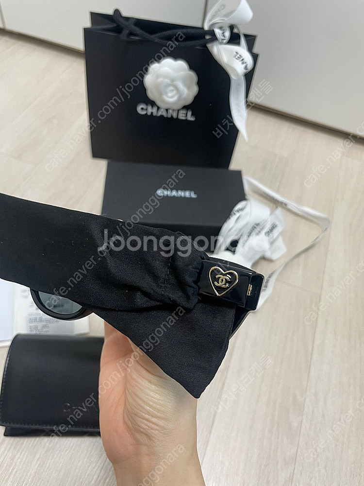 샤넬 하트선글라스 새상품--1