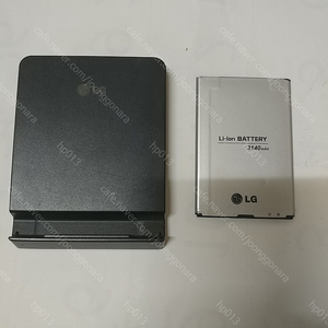 LG 지프로 ﻿GX1 GX2 배터리와 충전거치대