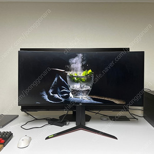 LG 34GN850 팝니다. 21:9 와이드 게이밍 모니터 144hz