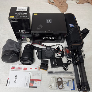 캐논 EOS R 바디 + RF24-70(알계륵) + 레오포토 삼각대LX-225CT(XB-32Q볼헤드 포함) 팝니다.