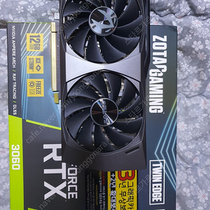 ZOTAC RTX3060 12G 판매합니다