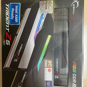 G.SKILL DDR5-6000 CL36 TRIDENT Z5 RGB J 패키지 32GB(16Gx2) 미개봉 국내정품