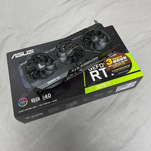 ASUS RTX3070ti 민트급 중고 팝니다