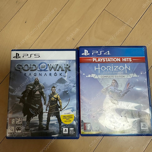 ps5 갓오브워 라그나로크 , ps4 호라이즌 제로던 판매합니다