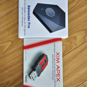 Xim apex+Beloader Pro 판매합니다