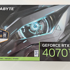 [미사용 새제품] vga 기가바이트 rtx4070ti eagle(피시디렉트 정품) 팝니다