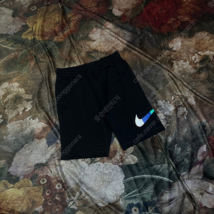 나이키 빈티지 드라이핏 스우시 컬러로고 블랙밴딩쇼츠팬츠 S 나이키반바지