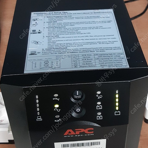 sua1500i apc 중고ups 새배터리교체12v18ah2ea 무상수리6개월