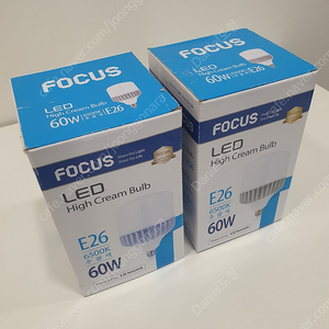 LED 벌브 램프 (주광색, 60w)