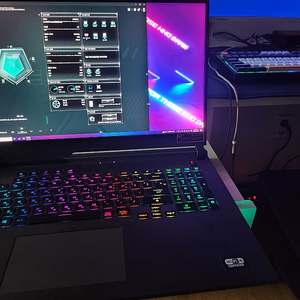 게이밍 노트북 17.3 165hz qhd, asus rog strix g713qm-BR5939ED 팝니다(윈도우 10 정품팩 포함)