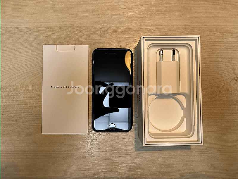 아이폰 SE 블랙 64GB 배터리 95% | 정품어댑터...--7