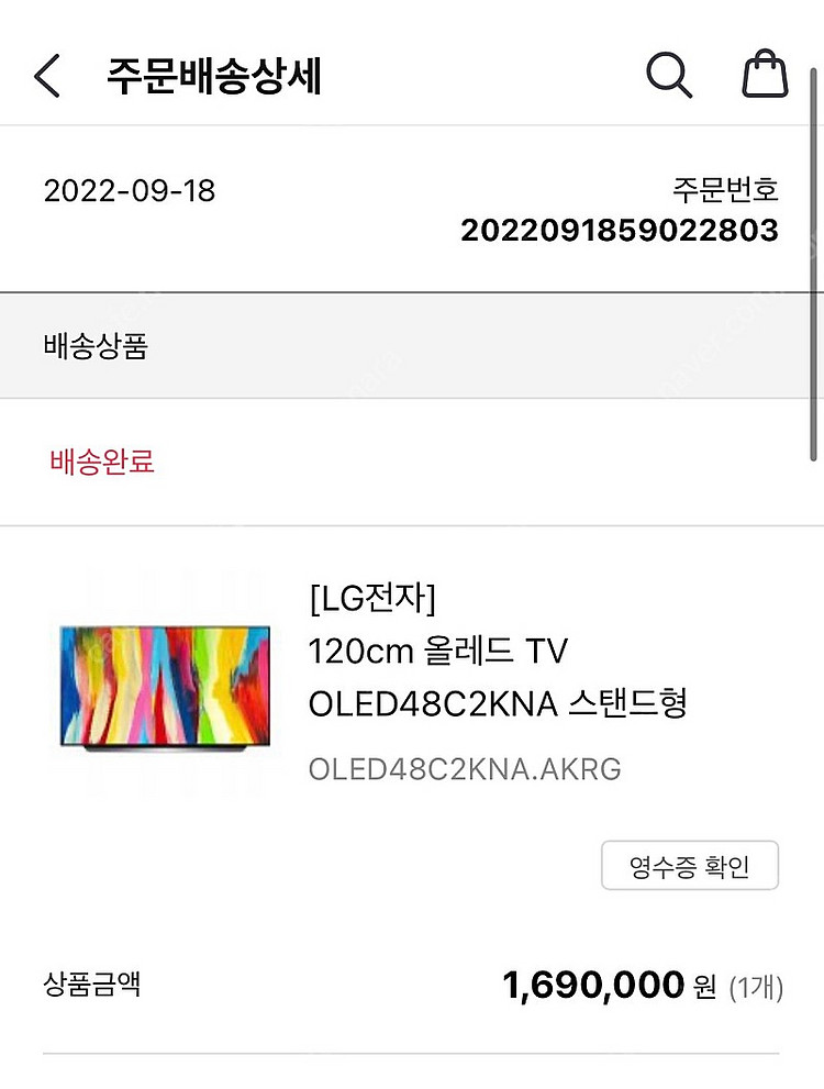 엘지 올레드 TV OLED48C2KNA 스탠드형--3