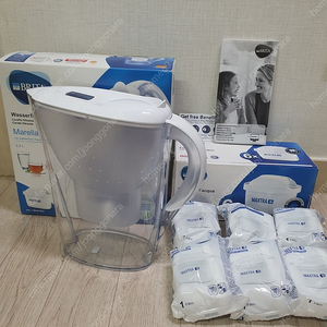 브리타 마렐라 정수기 2.4L 화이트 + 미개봉신품 필