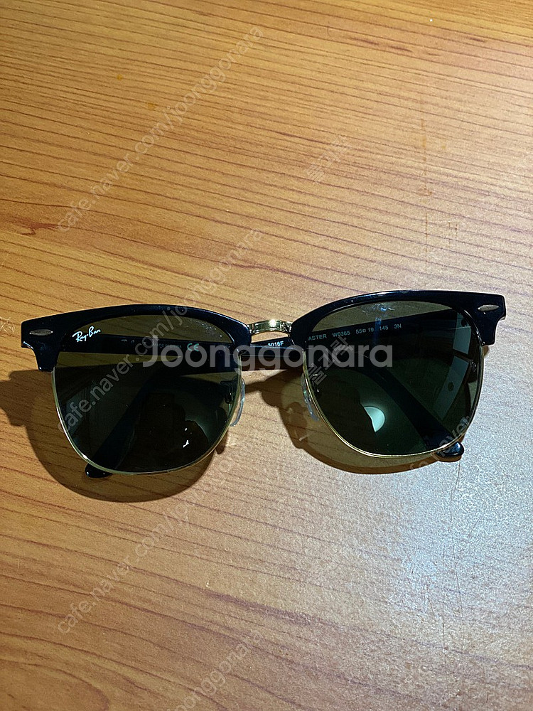 [미착용]레이벤 클럽마스터 55사이즈 판매합니다.--3
