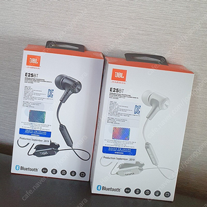 JBL 블루투스 이어폰 e25bt 화이트 블랙