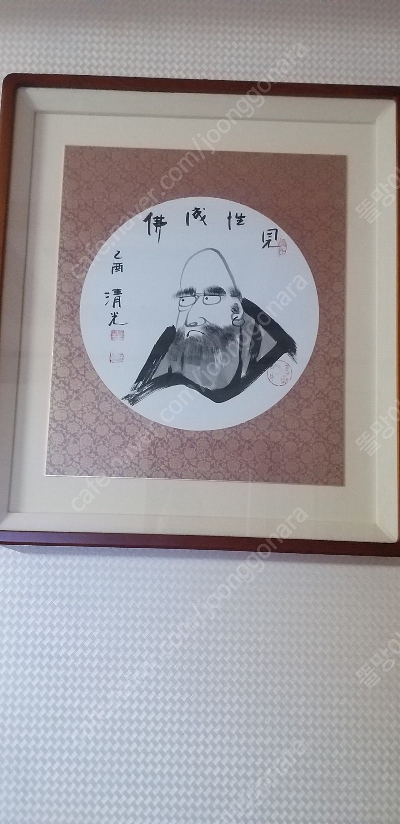 천광 달마도 액자 표구 | 예술작품/골동품/수집 | 중고나라