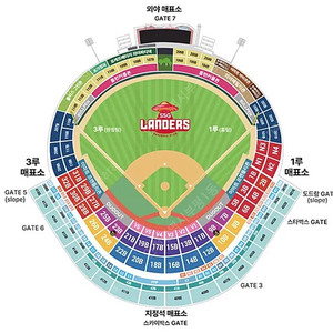 5/30(화) 오후6시30분 SSG 랜더스필드 삼성:SSG SKY 탁자석(4인) 정가 양도