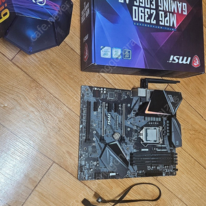 cpu9900ks+ms edge 390 메인보드 일괄판매합니다