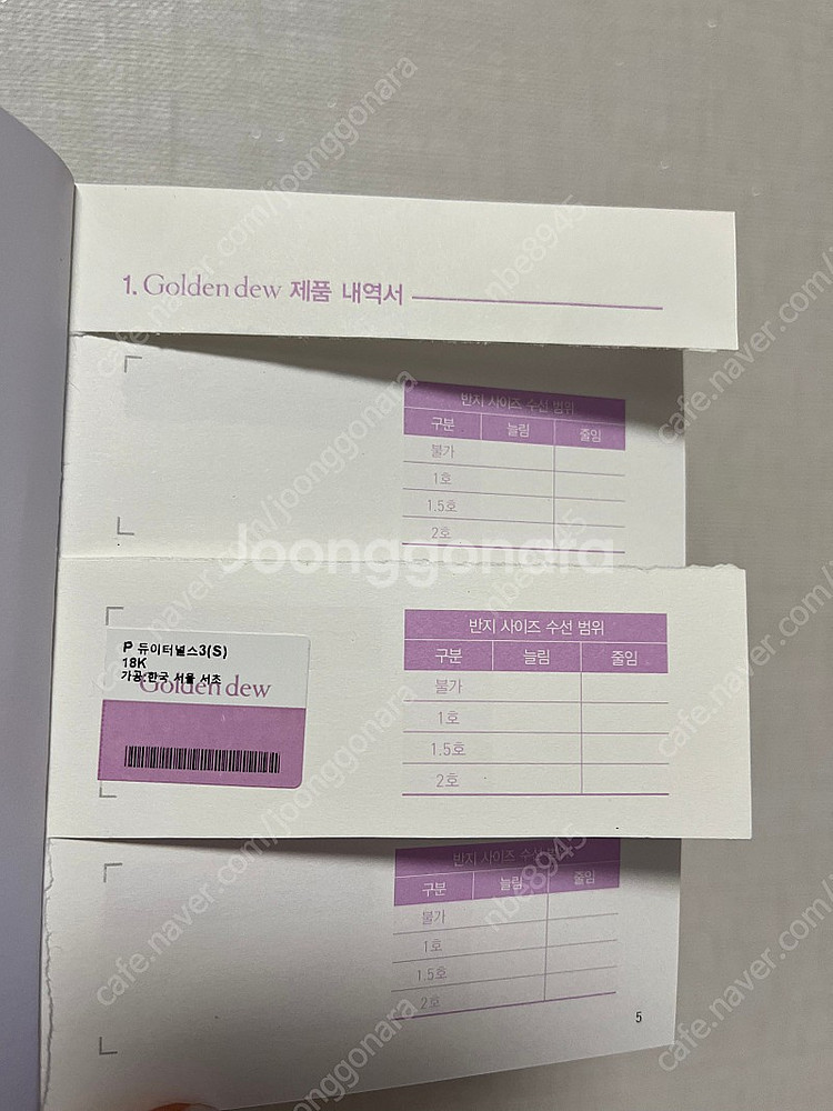 골든듀 듀이터널스(s) 미니 로즈골드--2