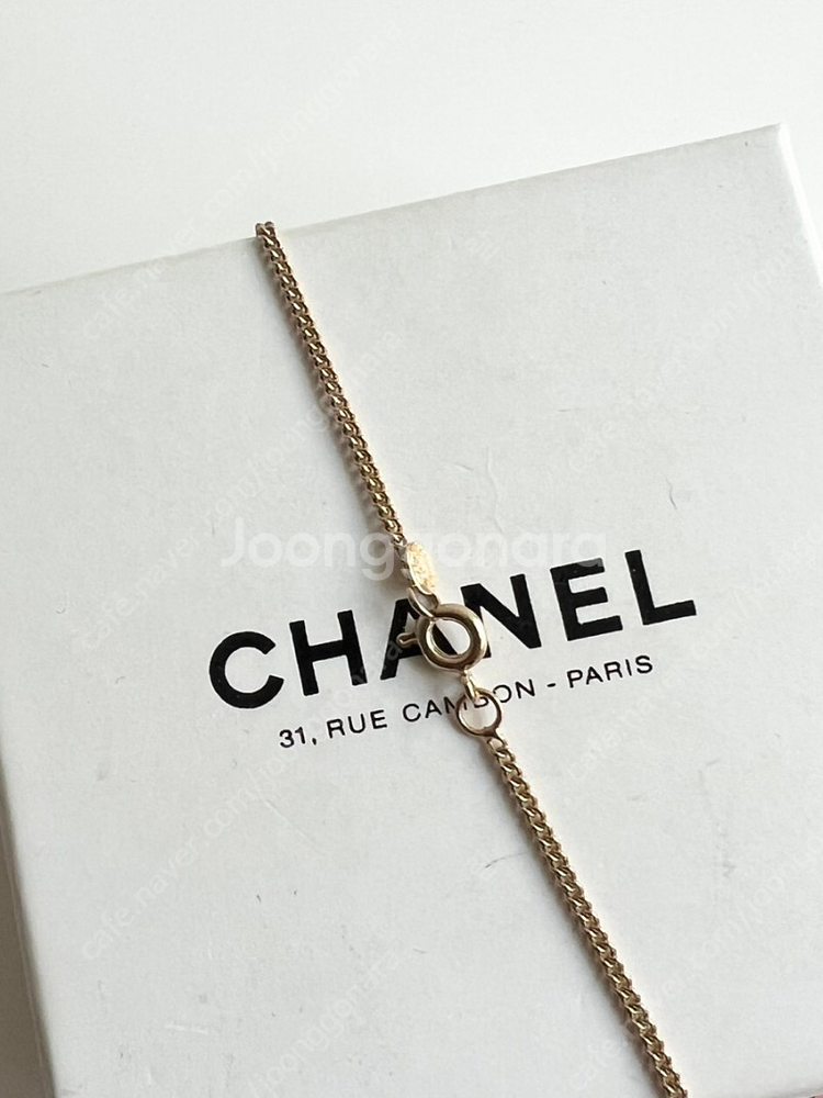 샤넬 핑크 목걸이 (정품) -콜렉티드 빈티지샵 구매--4