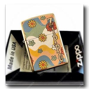 정품 미개봉 새 지포라이터 48503 ZIPPO FLOWER POWER