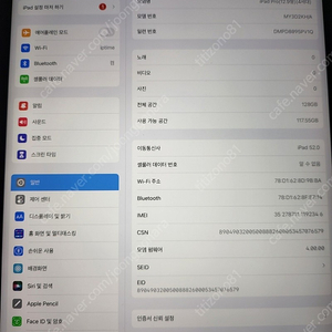 아이패드프로 4세대 12.9인치 128기가 셀룰러 판매합니다